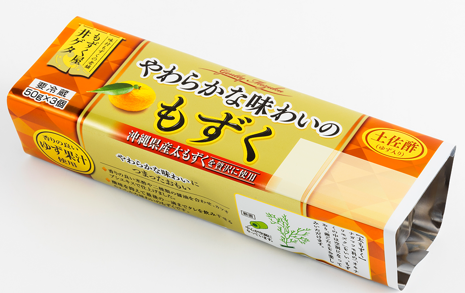 やわらかな味わいのもずく土佐酢(ゆず入り) 50g×3