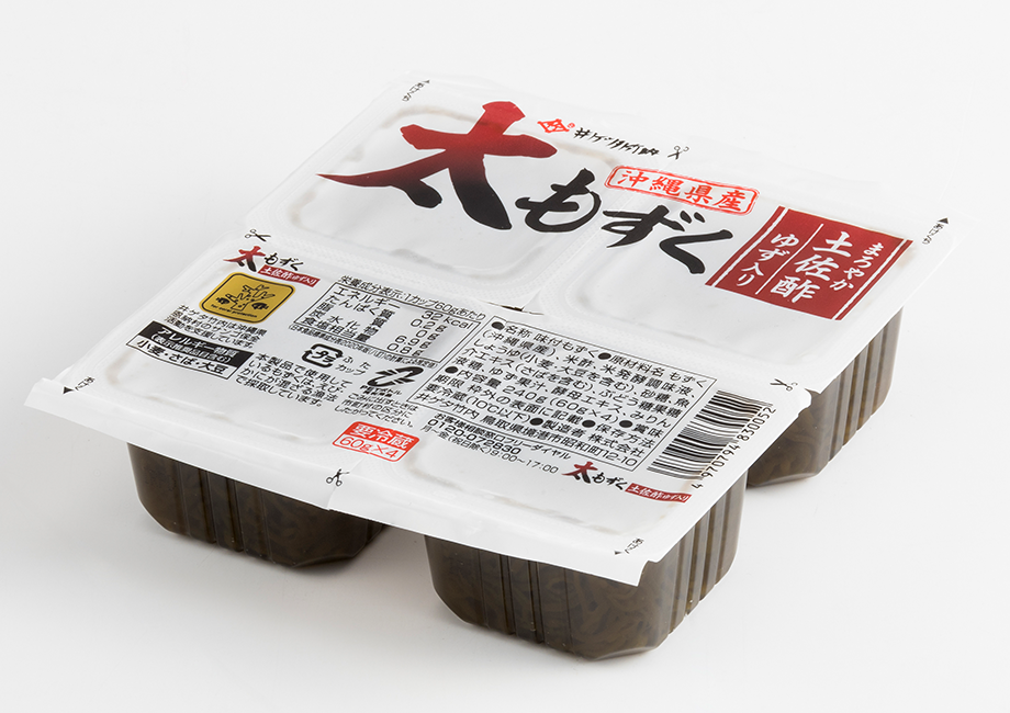 味付もずく土佐酢(ゆず入り) 60g×4