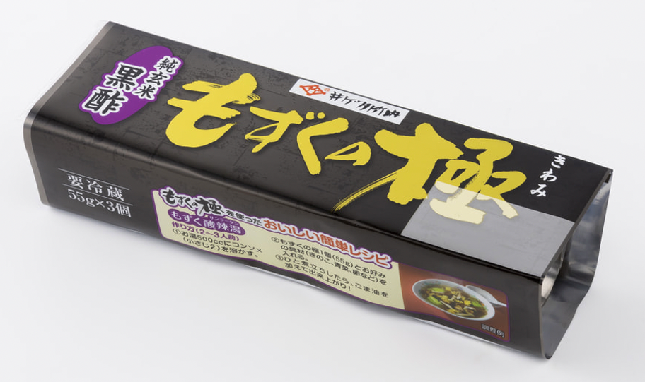 もずくの極 純玄米黒酢55g×3