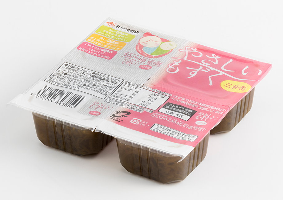 太もずく商品｜恩納村産の太もずくを美味しさを極めた味付もずくに。